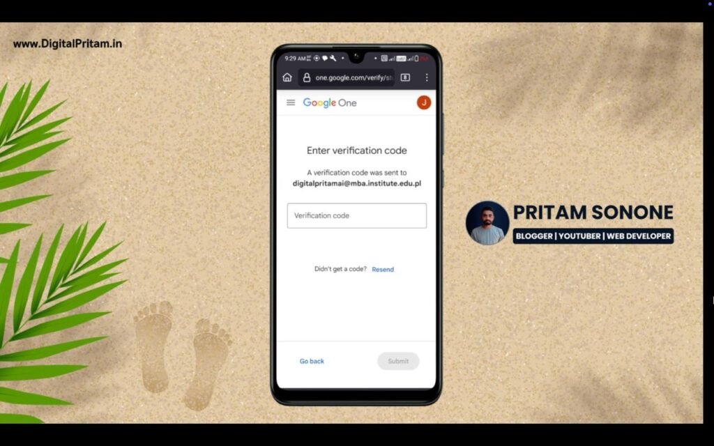 enter edu email otp - FREE Google GEMINI AI Pro + 2TB Google Drive Storage for 15 Months Working Method